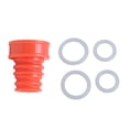 thumbnail image 2 of Bottle Shower Head Attachment, Portable Dog Shower Head Outdoor Shower Attachment Water Sprayer Bottle Attachment with 4pcs Silicone Washer Rings for Outdoor Travel Camping, 2 of 7