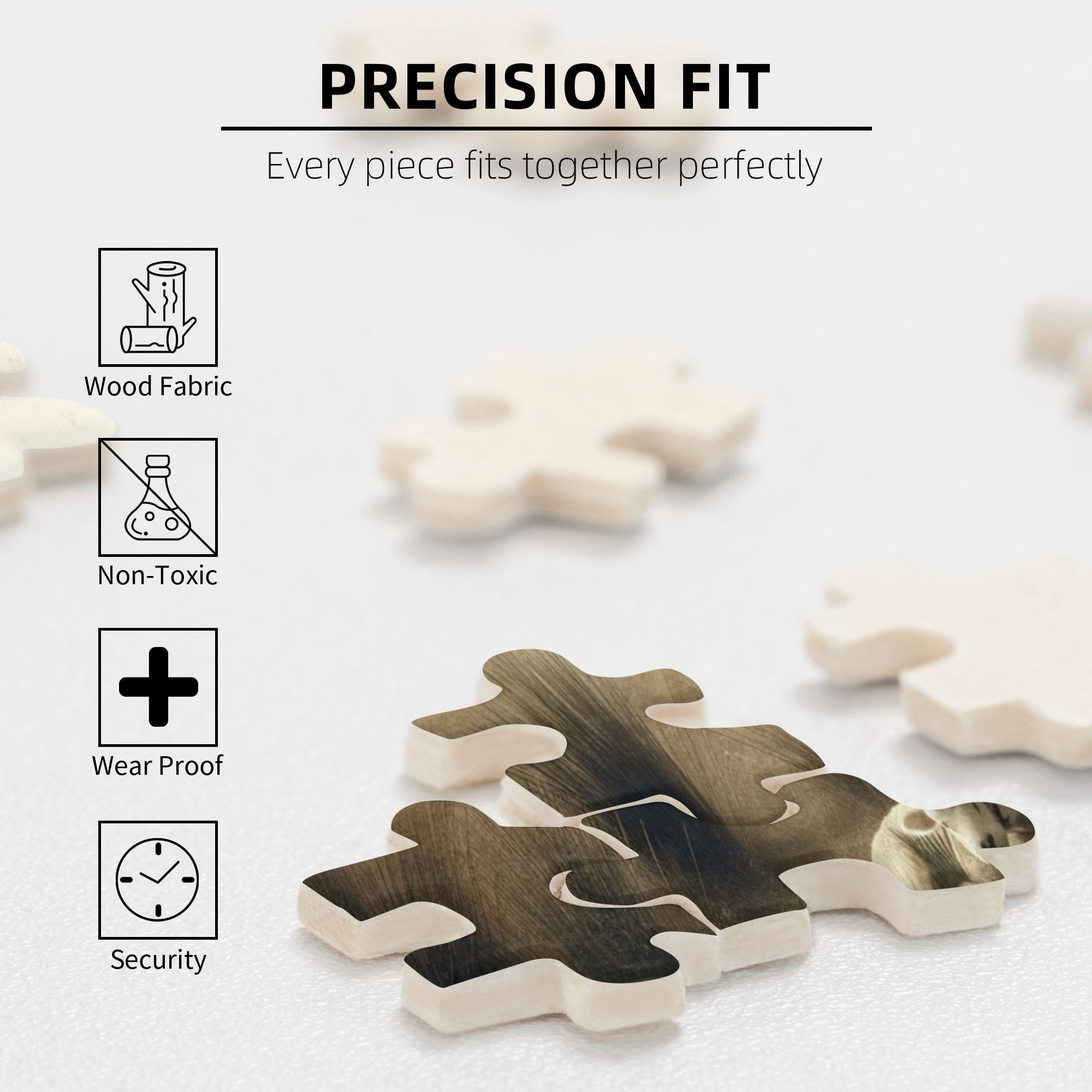 1000 PCS Rustic Serenity Sheep - 1000 Piece Animal Jigsaw Puzzles,Vintage Style Animal Wooden Puzzle As Home Wall Decor,Ideal For Relaxation And Family Fun,Adults Puzzle
