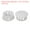 White, variant on Uxcell Hole Plugs Plastic Screw Bumper Hole Plug Flush Snap Type Round Hole Cover Caps White 8mm(5/16")
