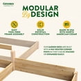 thumbnail image 6 of Greenes Fence 4' x 12' x 7-14" (3/4" Thick) Stair-Step Premium Cedar Raised Garden Bed, 6 of 8