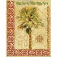 thumbnail image 2 of Gorham, Gregory 26x32 Black Ornate Wood Framed with Double Matting Museum Art Print Titled - Summer Palm I, 2 of 4