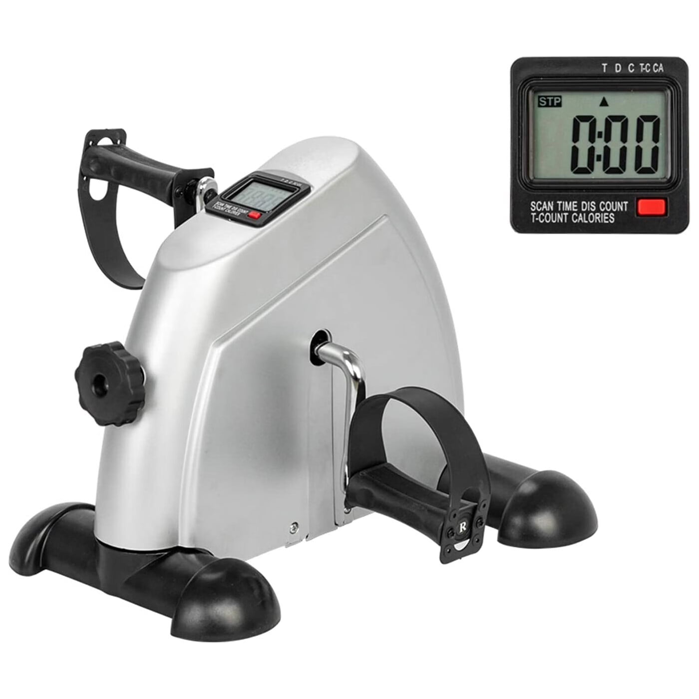 MSHUN Under Desk Bike Pedal Exerciser Mini Exercise Bike Portable
