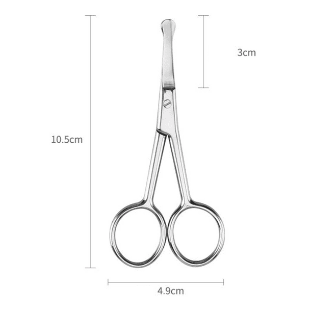 Rounded Tip Scissors Multipurpose Best for Nose Eyebrows