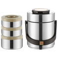 thumbnail image 1 of Termo para comida caliente, contenedor de alimentos con aislamiento de 3 capas, lonchera de boca ancha, acero inoxidable 304, capacidad de 2 L, aislamiento al vacío durante 8 horas, ideal para el trab, 1 of 5