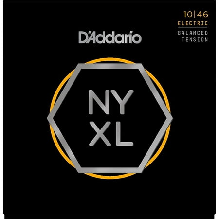 Pure Nickel Electric Strings - D'Addario NYXL1046BT Balanced Tension Nickel Wound Electric Guitar Strings (10-46)