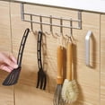 thumbnail image 6 of Over-Door Hooks Hanger, Stainless Steel No-Drill Door Rack for Coats, Towels, Robes, and Bags, 6 of 7
