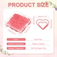 thumbnail image 2 of Uxcell 100 Pcs Heart Shape Paper Clip, Metal Cute Small Paper Clamp Clips for Office Supplies Craft Scrapbook Document Note Sorting, Plastic Coating, Dark Pink, 2 of 6