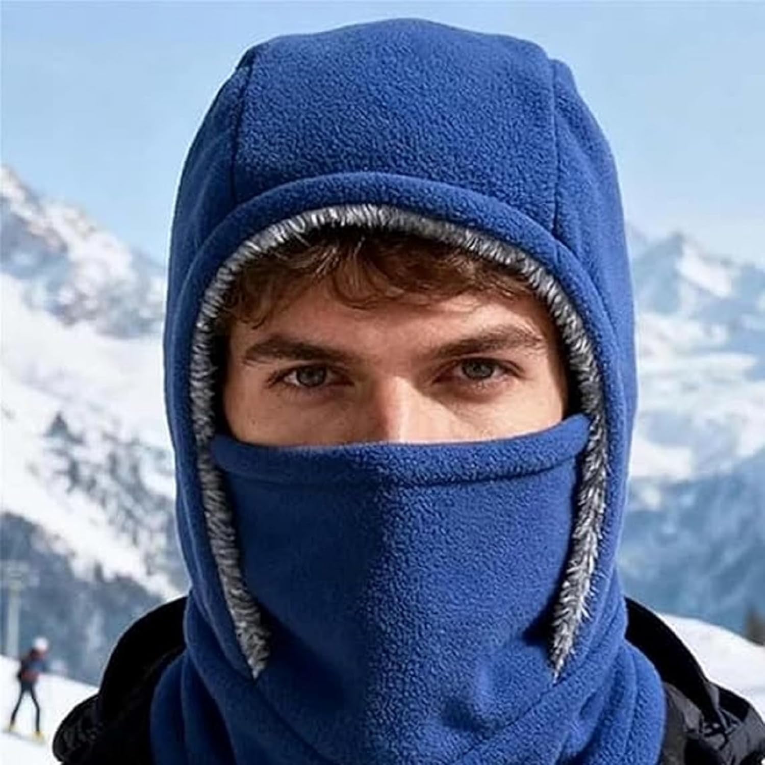 Unisex Windproof & Warm Balaclava, 3 in 1 Multi-Functional Winter Hat & Thermal Face Mask, for Cold Weather