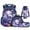 Galaxy Star Axolotl, variant on Yspwyqan Sea Blue Axolotl Backpack Set 4Pcs with Lunch Box Pencil Case Water Bottle, Multi-Pocket Lightweight Daypack for Elementary Middle School Travel