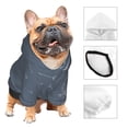 thumbnail image 3 of Balery White Dandelion Sudadera con Capucha para Perros Pequeños – Ropa para Mascotas, Disfraz para Perros y Gatos, Ideal para Fiestas y Cosplay-X-Small, 3 of 7