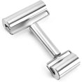thumbnail image 1 of Double Roller, Stainless Steel Pastry and Pizza Double Dough Baker Roller Metal Kitchen Utensils Ideal for Baking Dough, Pizza, 1 of 5