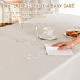 thumbnail image 4 of Mantel MYSKY HOME rectangular de algodón resistente, 152 x 305 cm, 4 of 8