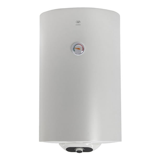 Calentador de Agua Depósito Eléctrico 30 Litros, 1 Servicio, Encendido automático, Temperatura ajustable 20°C a 75°C, Corriente eléctrica 127V, Seguro y sin gas, Boiler de depósito AVERA, C30LE
