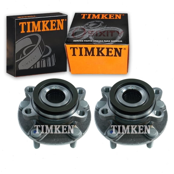 2 pc Timken Front Wheel Bearing Hub Assembly compatible with Nissan Sentra 2007-2012