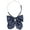 Navy Blue, variant on INSPIRE CHIC Women's Polka Dots Pre-tied Adjustable Straps Bow Ties for Uniform Casual Pink