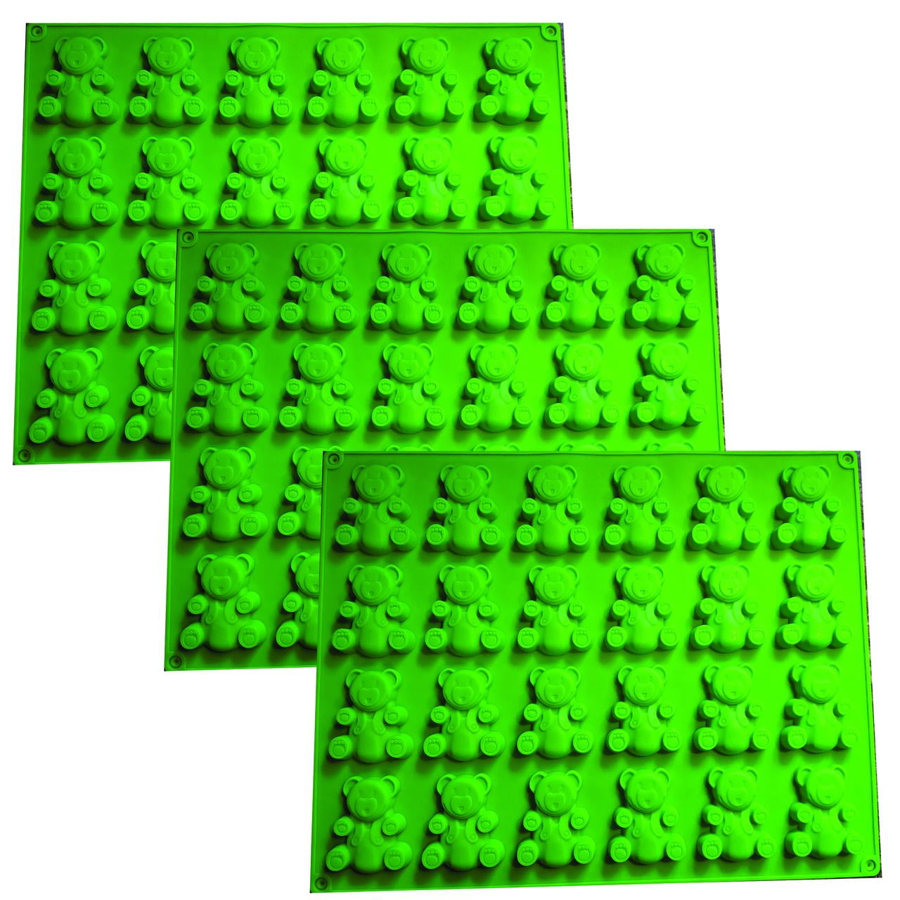 Gummy Bear Mold Jumbo Bear Mold 24 Gummy Bears ( Set of 3