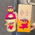 thumbnail image 2 of Taza termo para niños Crayon Shin-chan de calidad alimentaria 316, taza de agua de acero inoxidable de alta apariencia para niñas, taza con pajita anticaída, 2 of 5