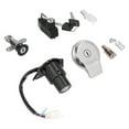 Ignition Helmet Fuel Tank Cover Lock Kit with 2 Keys Fit for Yamaha