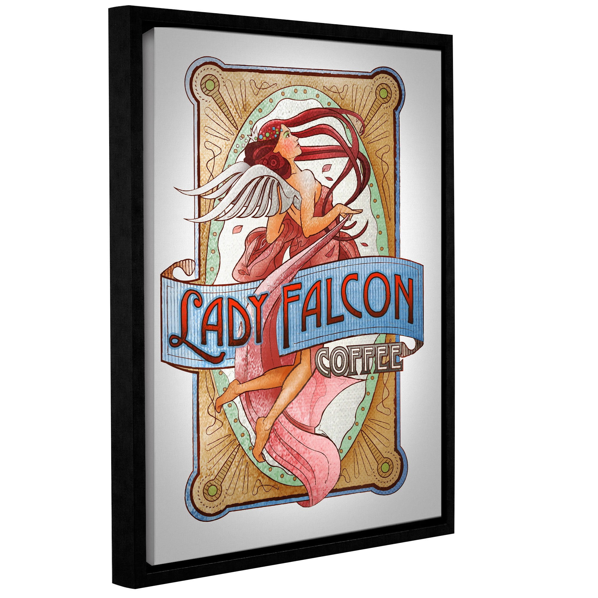 ArtWall Greg Simanson "LFC II" Gallery-Wrapped Floater-Framed Canvas