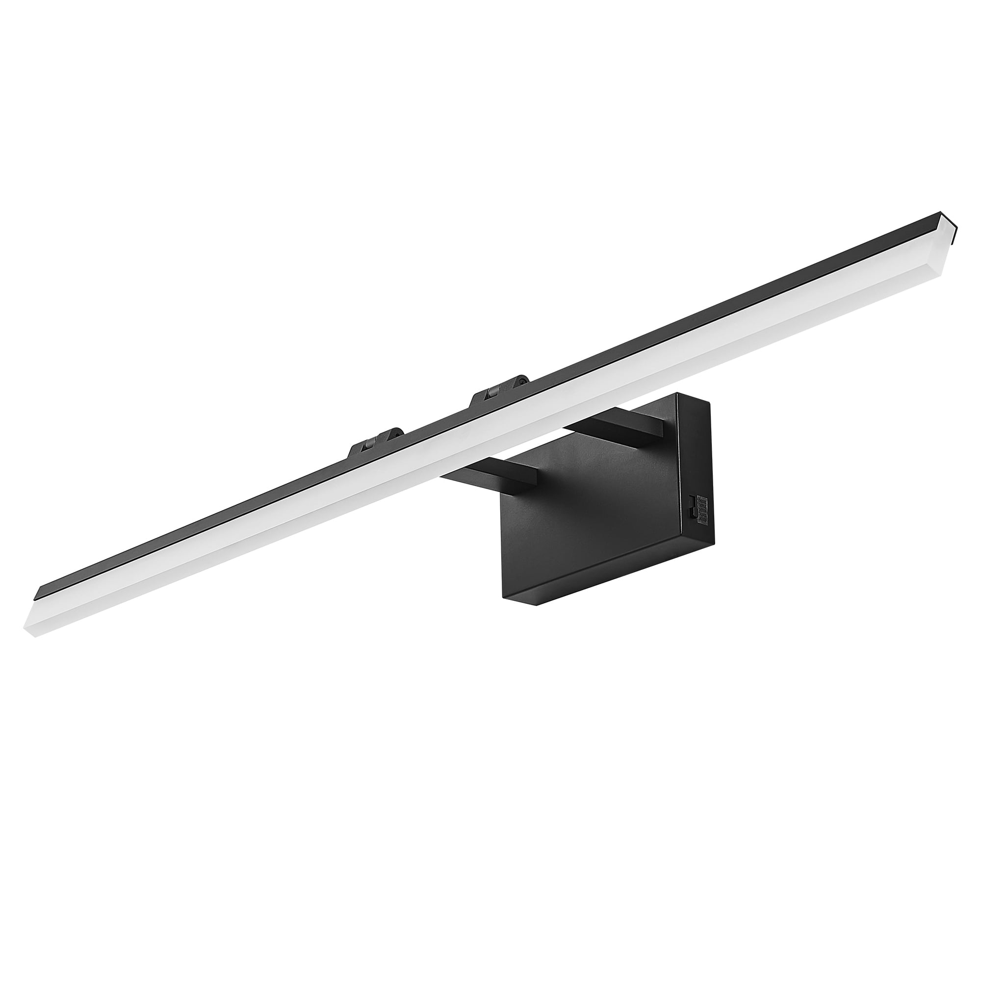 GCGAFUL 39-Inch LED Bathroom Vanity Light Bar, Modern Wall Fixture Ideal for Bathroom, Living Room, Bedroom, Hallway, Black