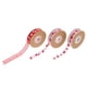 thumbnail image 4 of 3 rollos de cinta de repuesto con estampado de corazones para San Valentín, ideal para envolver regalos, ideal para manualidades de poliéster, como regalo de fiesta o para hacer moños decorativos., 4 of 4