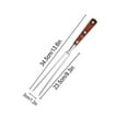 thumbnail image 4 of i Kito Turkey Carving Knife Set, Meat Carving Sets, Knife and Fork Meat Set of 2 with Wood Hand, 4 of 6