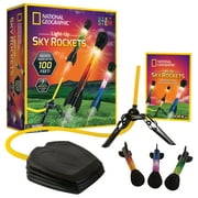 NATIONAL GEOGRAPHIC Ultimate Rocket Kids, Stomp Launch Light Foam Tipped Rockets up to Feet