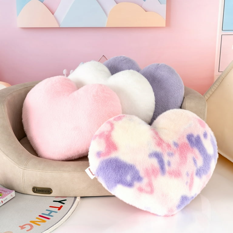 Gloveleya Plush Pillow Fluffy Cushion Decorative Pillow Tie-dye