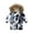 Gray, variant on Fesfesfes Kids Down Coat Winter Thicken Warm Jacket Hooded Boys and Girls Jackets Outerwears Children Puffer Jacket