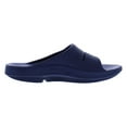 thumbnail image 2 of OOFOS Ooahh Slide Unisex Shoes Size 12, Color: Navy, 2 of 5