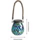 thumbnail image 5 of high quality Mosaic Solar Hanging Lights, Solar Hanging Lanterns Outdoor, Indoor Table Lamps, Decoration for Garden, Patio, Party, Yard, 5 of 5