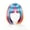 style D, variant on Rainbow Short Straight Wig with Bangs, Colorful Synthetic Fiber Cosplay Wig, Heat-Resistant Party Hairpiece