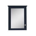 thumbnail image 6 of Angeleshome 24"x 30" Wall Mounted Medicine Cabinet with Mirror, 3 Tier Wooden Mirror Cabinet Storage Organizer with 2 Shelves Single Soft-Close Door, Navy Blue, 6 of 12