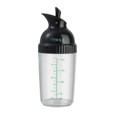 

MATHOWAL Hot Sell Easy Grips Salad Dressing Shaker Dispenser Leakproof Container Bottle Universal Sauces Mixer With Scales Kitchen Gadget