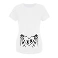 thumbnail image 4 of Hauts de Maternité Halloween pour Femmes Chemise de Grossesse Imprimée Drôle Confortable Extensible, 4 of 4