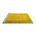 thumbnail image 2 of Ahgly Company Machine Washable Indoor Square Persian Yellow Traditional Area Rugs, 8' Square, 2 of 4