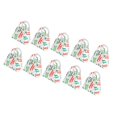 thumbnail image 4 of Tachiuwa 10Pcs Christmas Gift Bags, Party Favor Boxes, with Handles, Tote Bags Xmas Treat Boxes Candy Packing Boxes for Cupcake Bakery White, 4 of 10