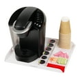 thumbnail image 5 of Mind Reader Coffee Station Serving Tray, 7 Pod Capacity, Countertop Organizer, Storage, White, 5 of 7