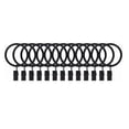 thumbnail image 2 of Hanging Drapery Drapes Clip, Robust Black Clip On Curtain  38mm  for Bars, 2 of 8