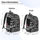 thumbnail image 2 of Easygdp Wine Funny Mochila de Lona Resistente para Laptop, Compatible con Laptops de 15 a 17 pulgadas, Ideal para Escuela, Trabajo y Viajes-Medium, 2 of 5