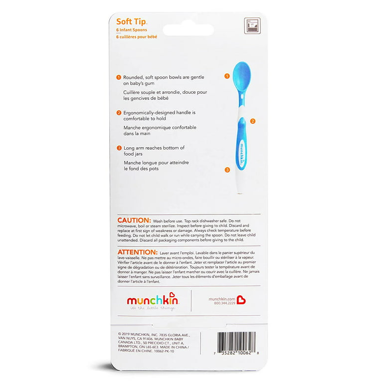 AEIOU Infant Feeding Spoon (4 Pack) - Multi Color