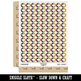 thumbnail image 2 of Montana State Silhouette 200+ Round Stickers - Rainbow - Gloss Finish - 0.50" Size, 2 of 3