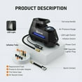 thumbnail image 2 of AstroAI Cordless Tire Inflator, Portable Air Compressor 100PSI, Electric Air Pump for Car Tires with Auto Shutoff & Digital Pressure Gauge, Tire Pump for Cars, Bikes & Motorcycles, blue, 2 of 10