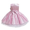 thumbnail image 4 of Odeerbi 2025 Girls Baby Long Skirt Solid Princess Bowknot Performance Dress Skirt Dress, 4 of 4