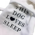 thumbnail image 4 of Bain pour Animaux de Compagnie Super Absorbant Coton Blanc Robe Corail Confortable Épaissi Chien à Capuche Pyjama Chemise de Nuit, 4 of 6