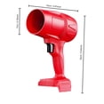 thumbnail image 3 of Fiudx Soplador Inalámbrico para Lavado de Autos, con Batería de Litio Turboalimentada, Herramienta para Quitar Nieve y Polvo, Diseño Ligero y Portátil, Limpieza Eficiente, Uso Doméstico, Incluye Seca, 3 of 7