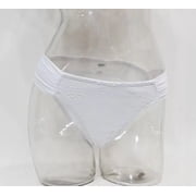 Mossimo White High Neck Crochet Halter Bikini 2-Piece Set Swimwear Large
