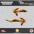 thumbnail image 3 of Kalair GFX Graphics Kit for KTM Enduro 4-Stroke 250 XC-F, 350 XC-F and 450 XC-F (2019-2022) Warrior Series, 3 of 5