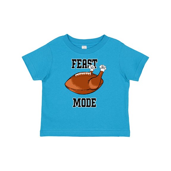 Inktastic Thanksgiving Feast Mode Turkey Football Boys or Girls Baby T-Shirt