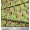 thumbnail image 3 of Soimoi Cotton Duck Fabric Reindeer Animal Decor Fabric Printed Yard 42 Inch Wide, 3 of 3